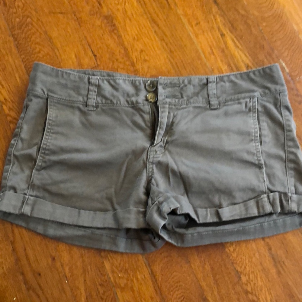 Express Army Green Shorts